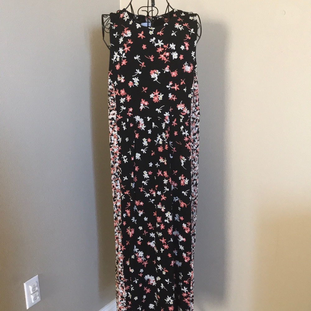 NWOT J-Jill petite Floral Maxi Dress